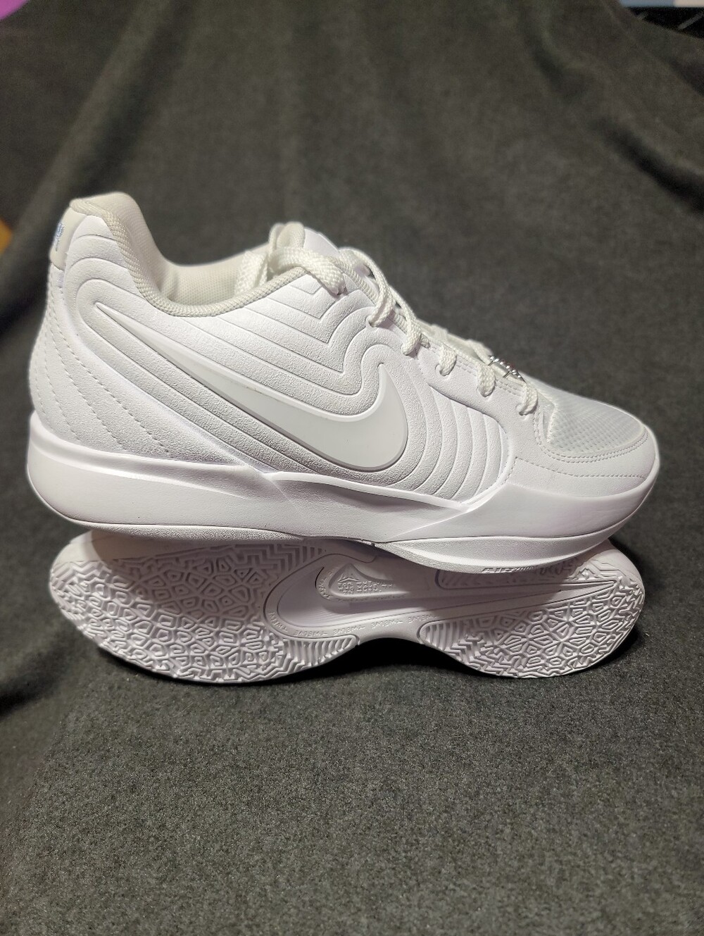 Nike Ja 2 basketball shoes triple white